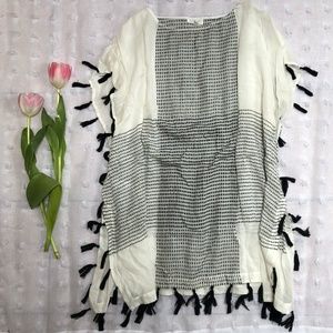 Lou & Grey Swim Coverup XS/S Black and White